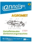 Preview: AGROMET Häcksler Kartoffelstauden Zerkleinerungsmaschine Krautschlegler Typ Z 321 Bild Bedienungsanleitung & Bild- Ersatzteilliste - annoligno 556